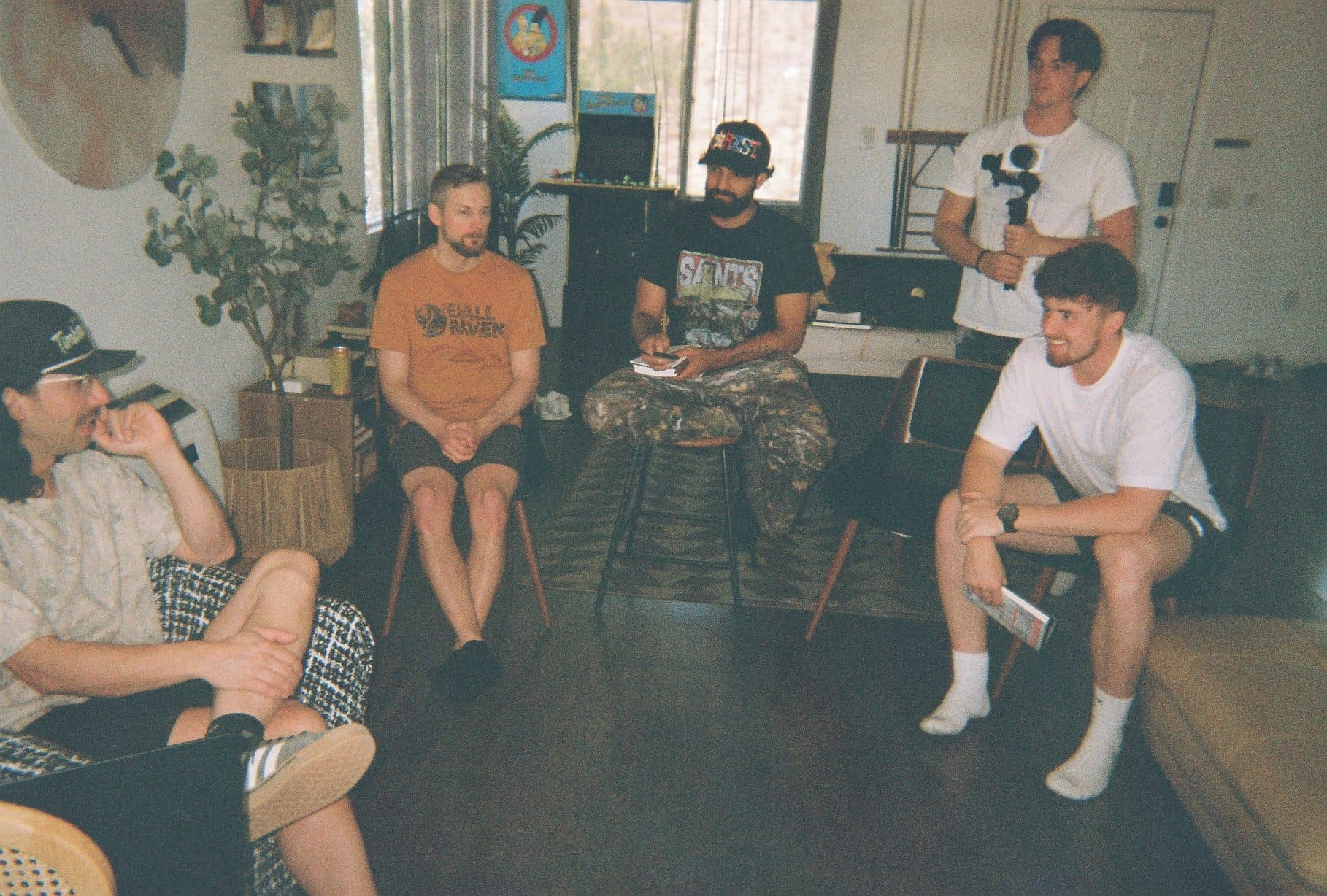 Creators in group discussion