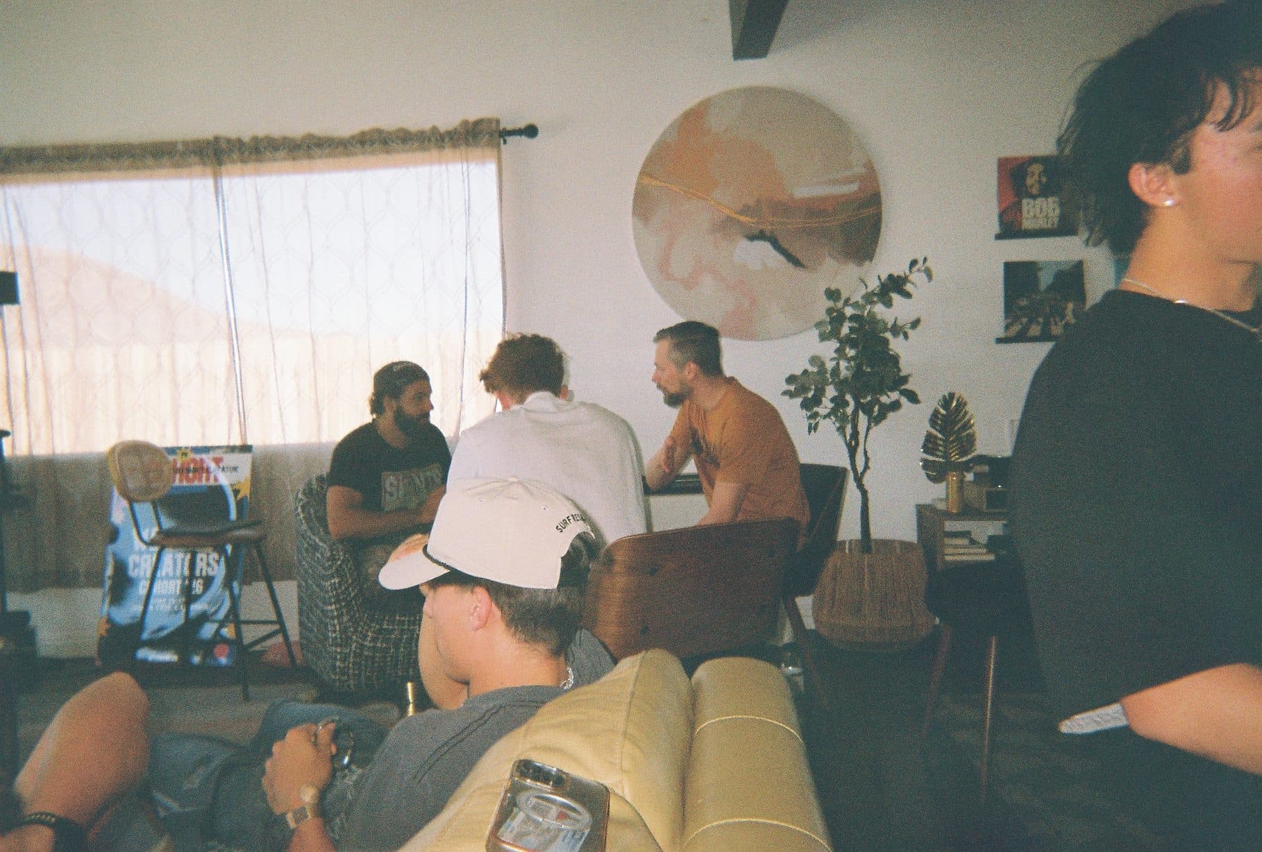 Gathered around the table in the cohort house