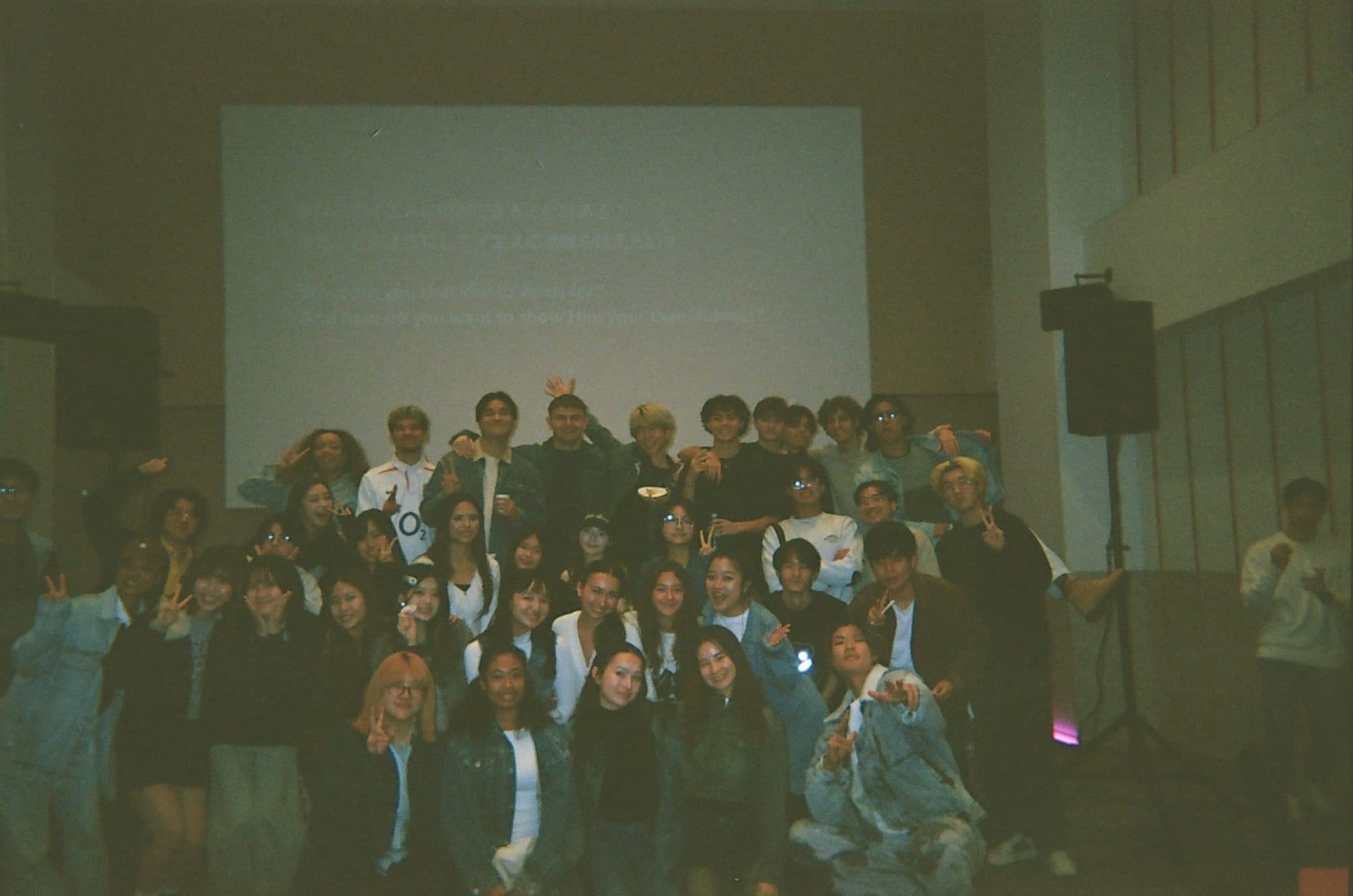 Friends gathered at church in Tokyo