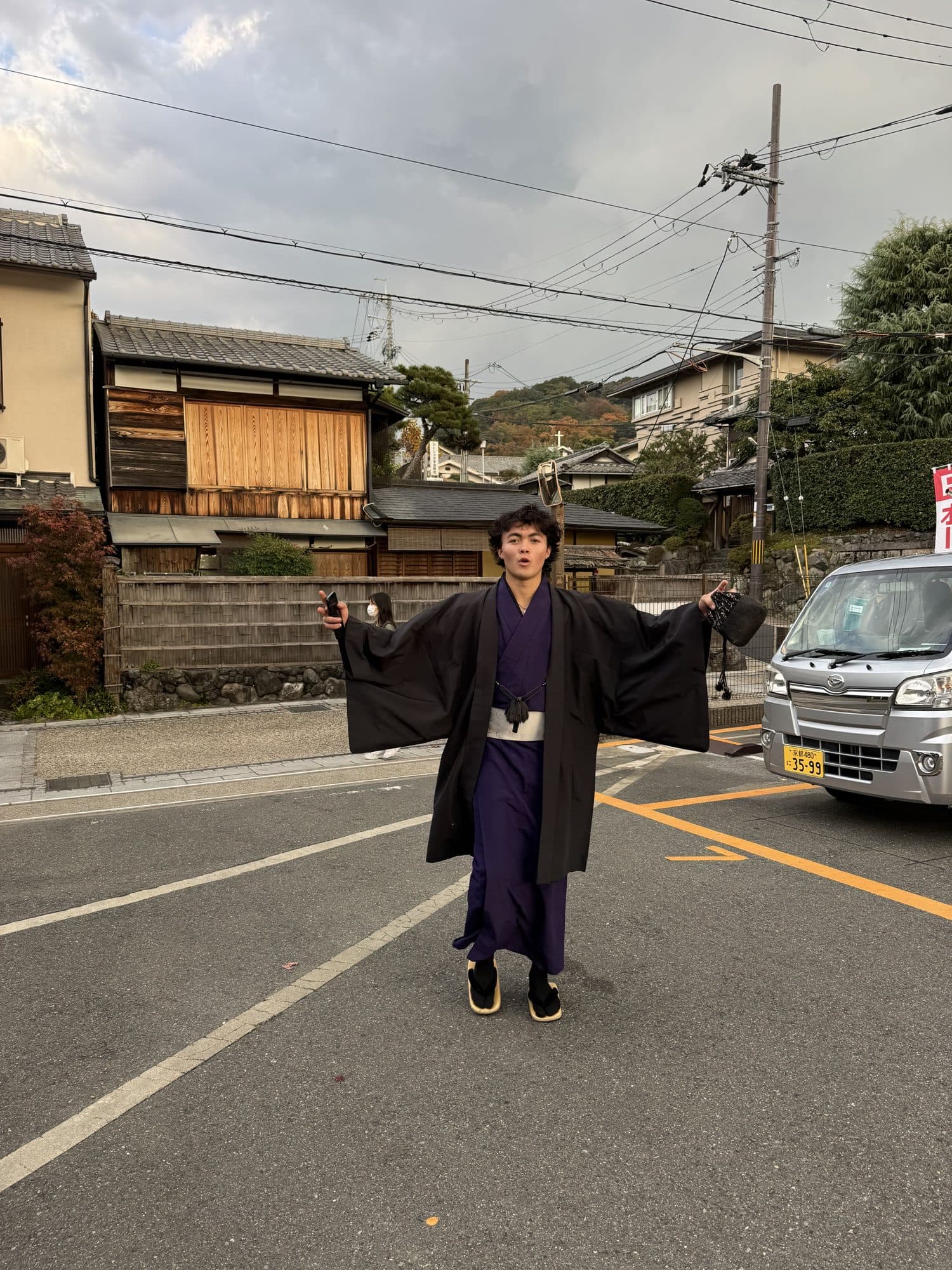 On the road in rural Japan